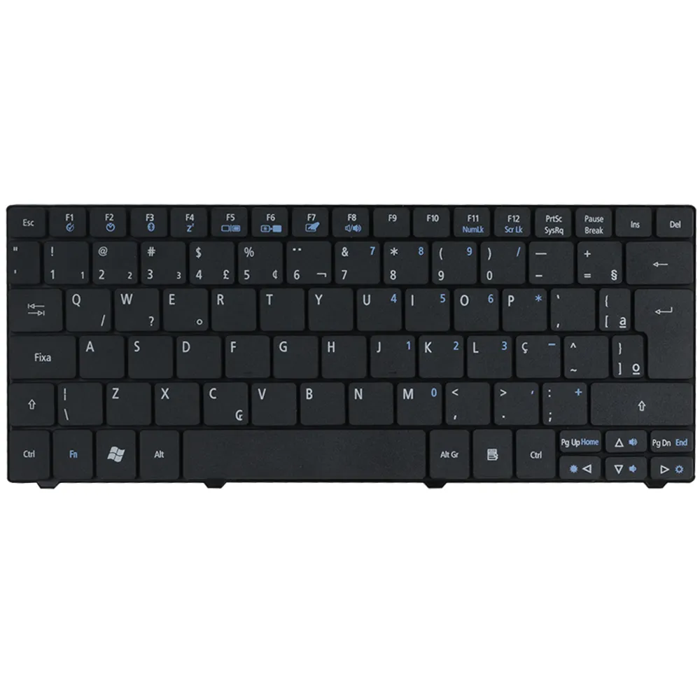 Для Acer Aspire One 722 Новая клавиатура для ноутбука BR Layout